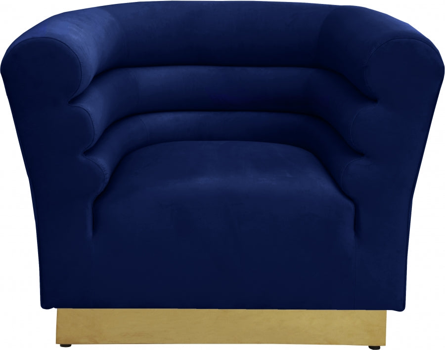 Fauteuil d'appoint rembourré en chenille Vivi