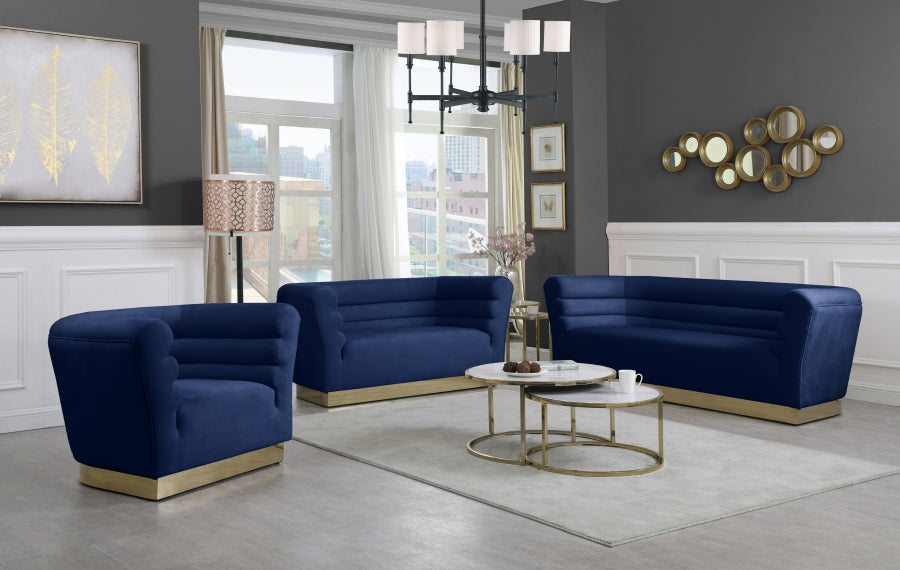 Fauteuil d'appoint rembourré en chenille Vivi