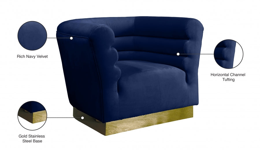 Fauteuil d'appoint rembourré en chenille Vivi