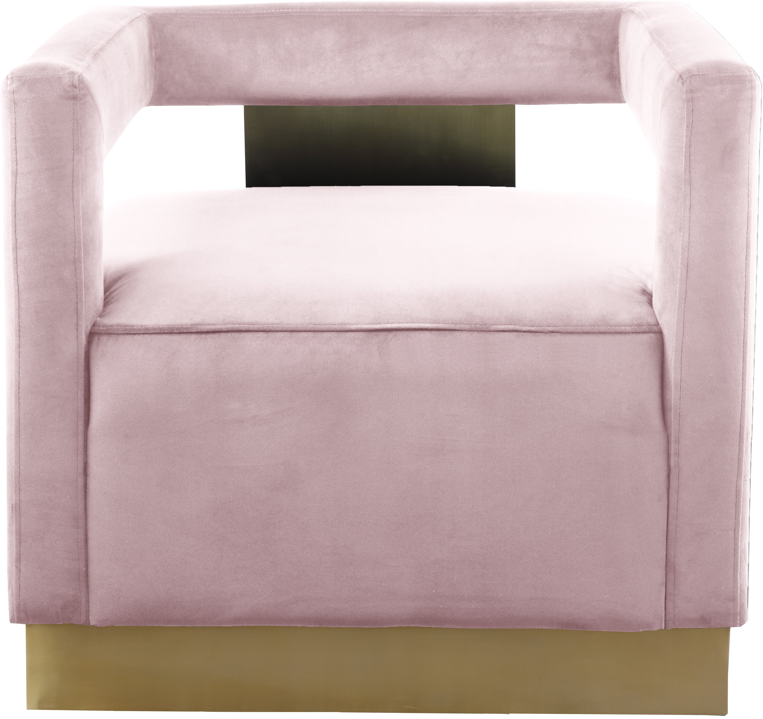 Armani Velvet Upholstered Accent Chair
