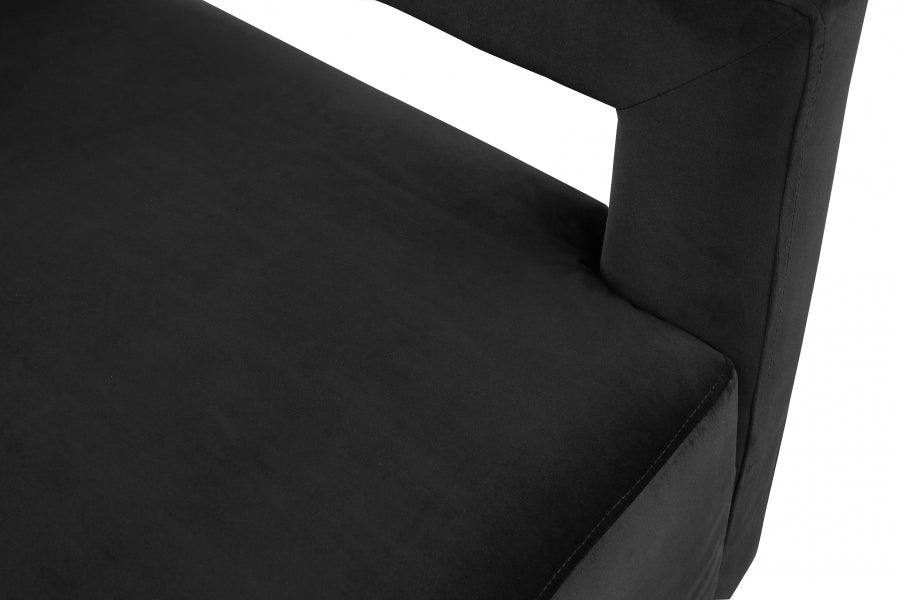 Armani Velvet Upholstered Accent Chair