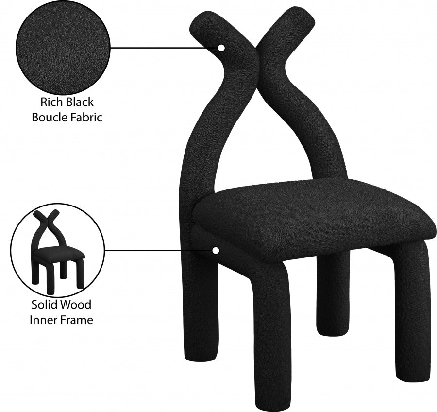 Fauteuil d'appoint rembourré en chenille Vivi