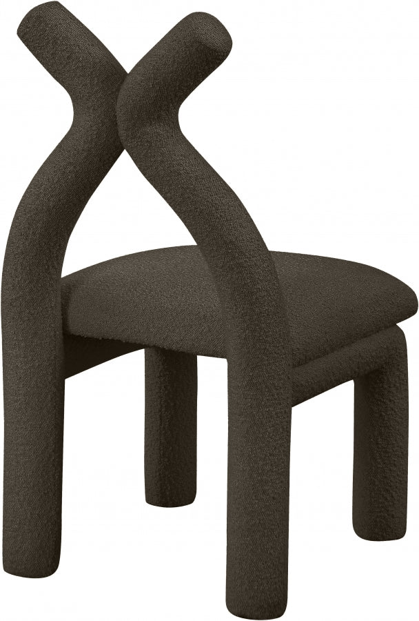 Fauteuil d'appoint rembourré en chenille Vivi