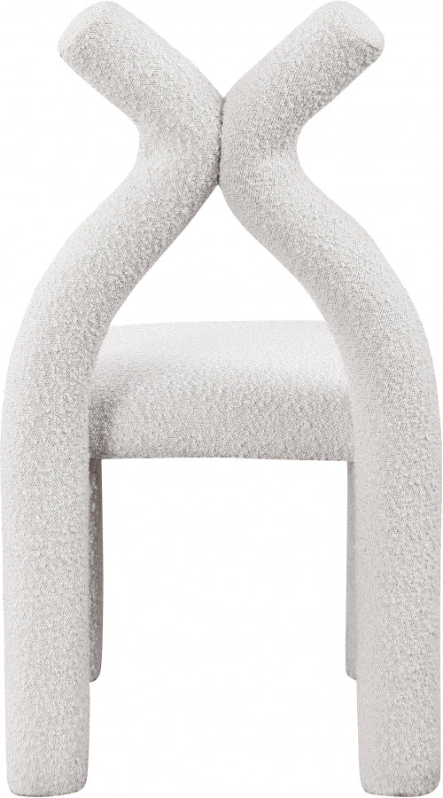 Fauteuil d'appoint rembourré en chenille Vivi