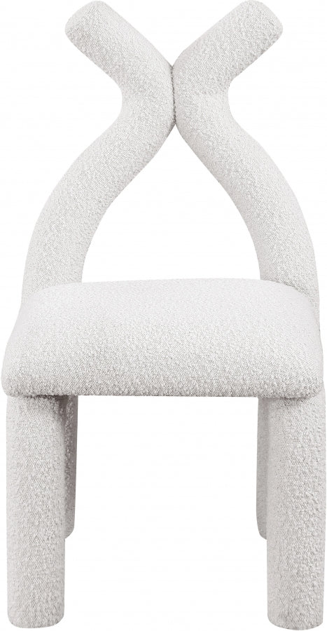 Fauteuil d'appoint rembourré en chenille Vivi