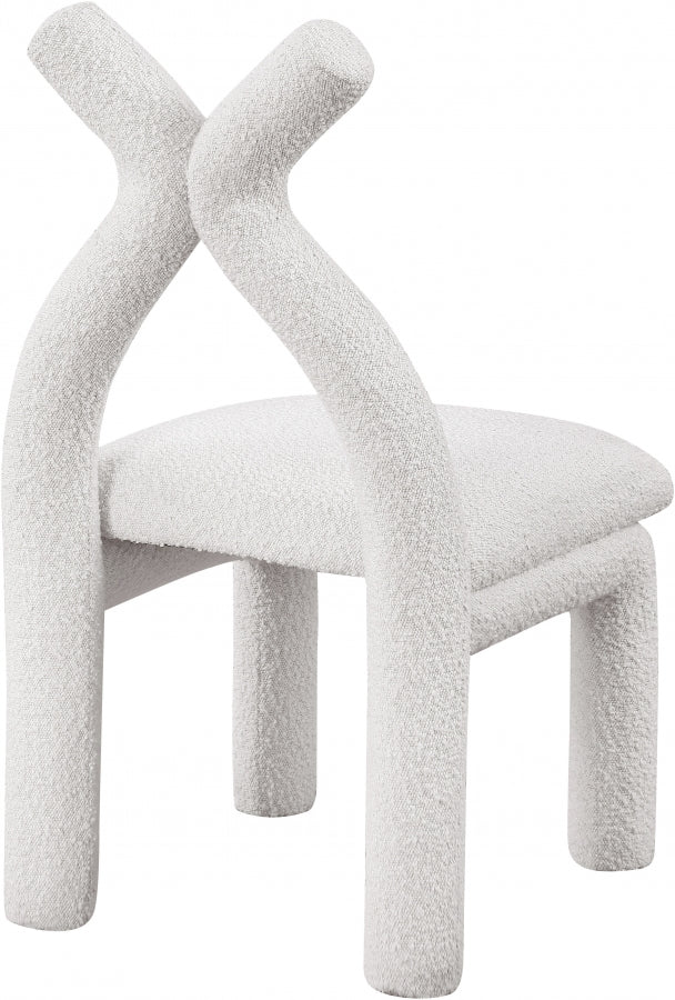 Fauteuil d'appoint rembourré en chenille Vivi