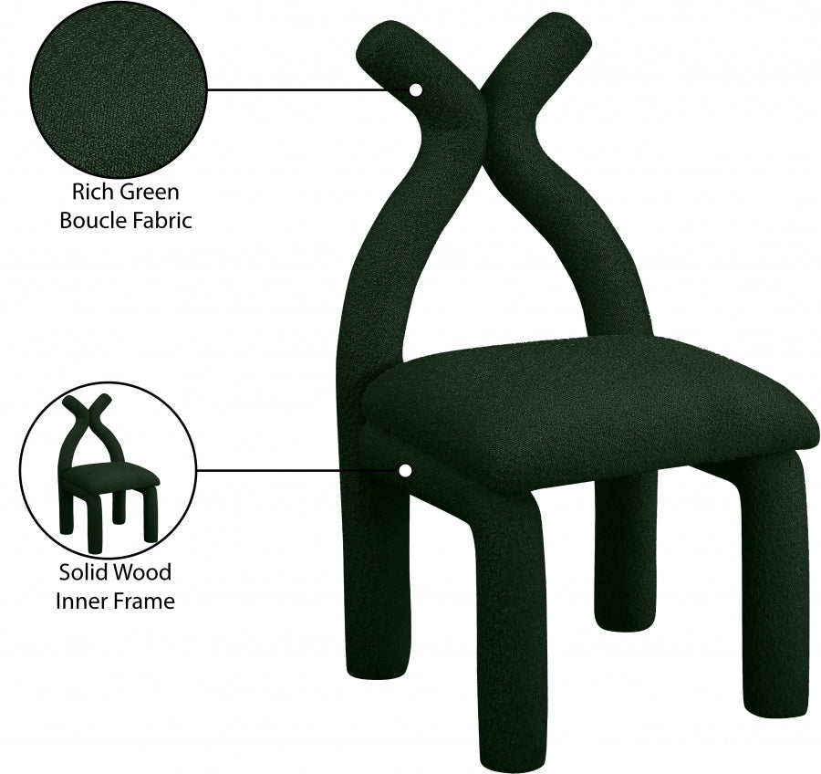 Fauteuil d'appoint rembourré en chenille Vivi