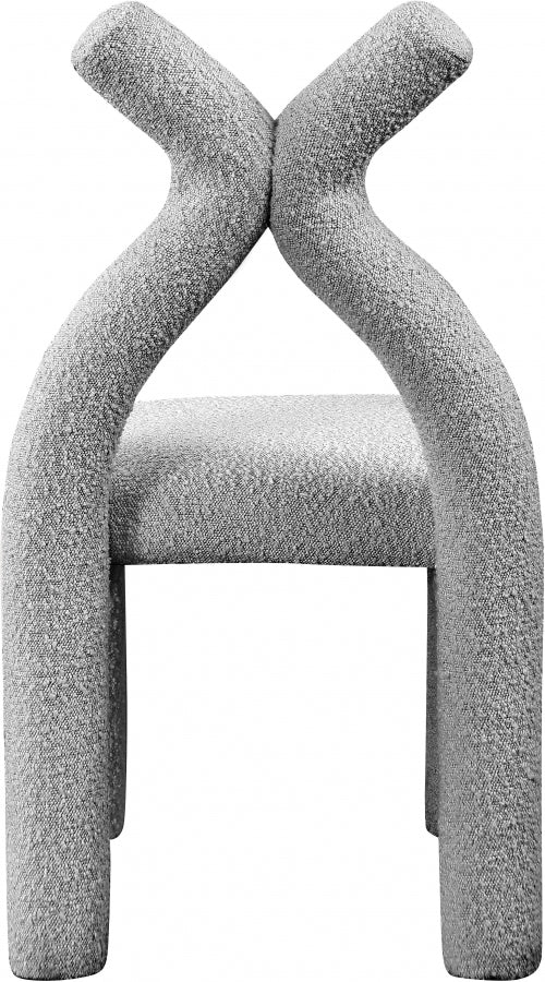 Fauteuil d'appoint rembourré en chenille Vivi