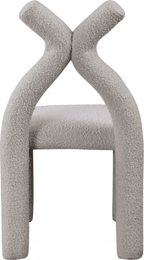 Fauteuil d'appoint rembourré en chenille Vivi