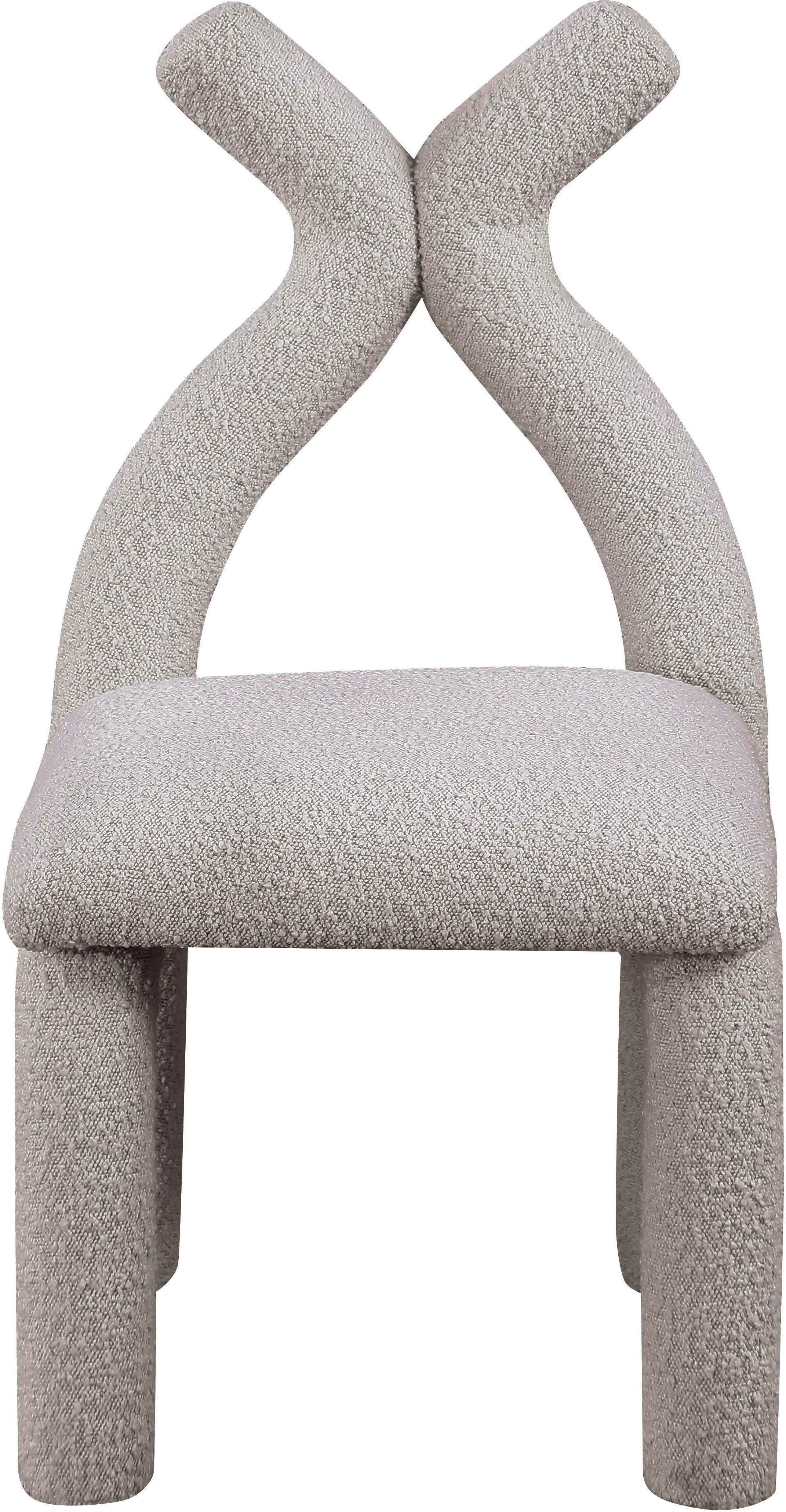 Fauteuil d'appoint rembourré en chenille Vivi