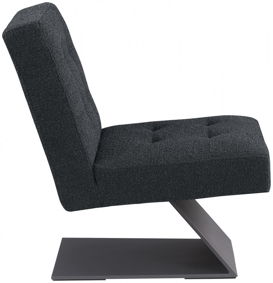 Fauteuil d'appoint rembourré en chenille Vivi