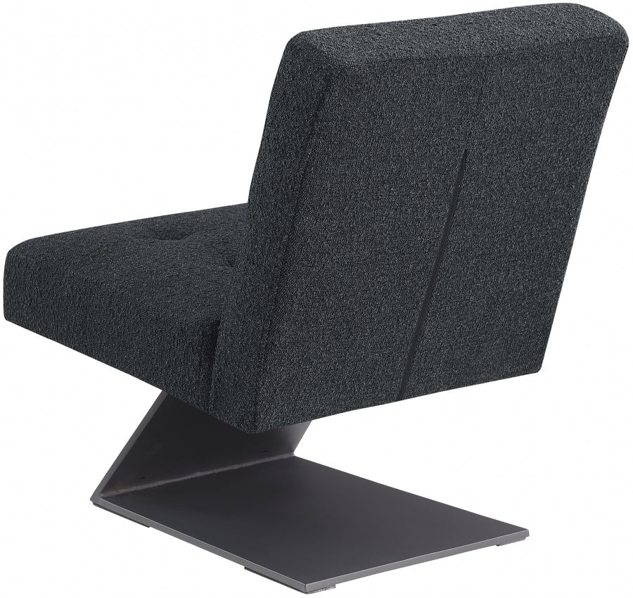Fauteuil d'appoint rembourré en chenille Vivi