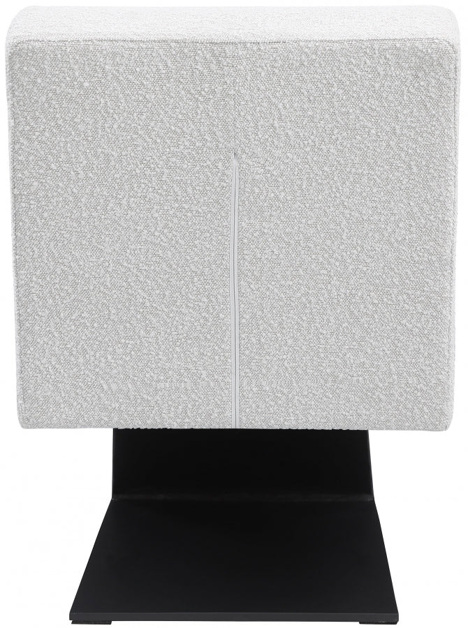 Fauteuil d'appoint rembourré en chenille Vivi
