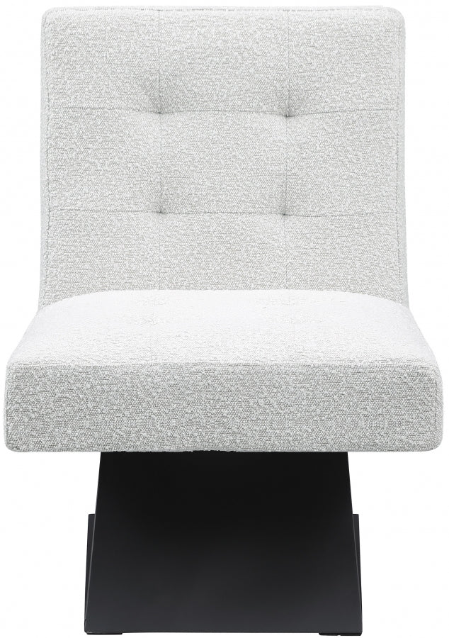 Fauteuil d'appoint rembourré en chenille Vivi