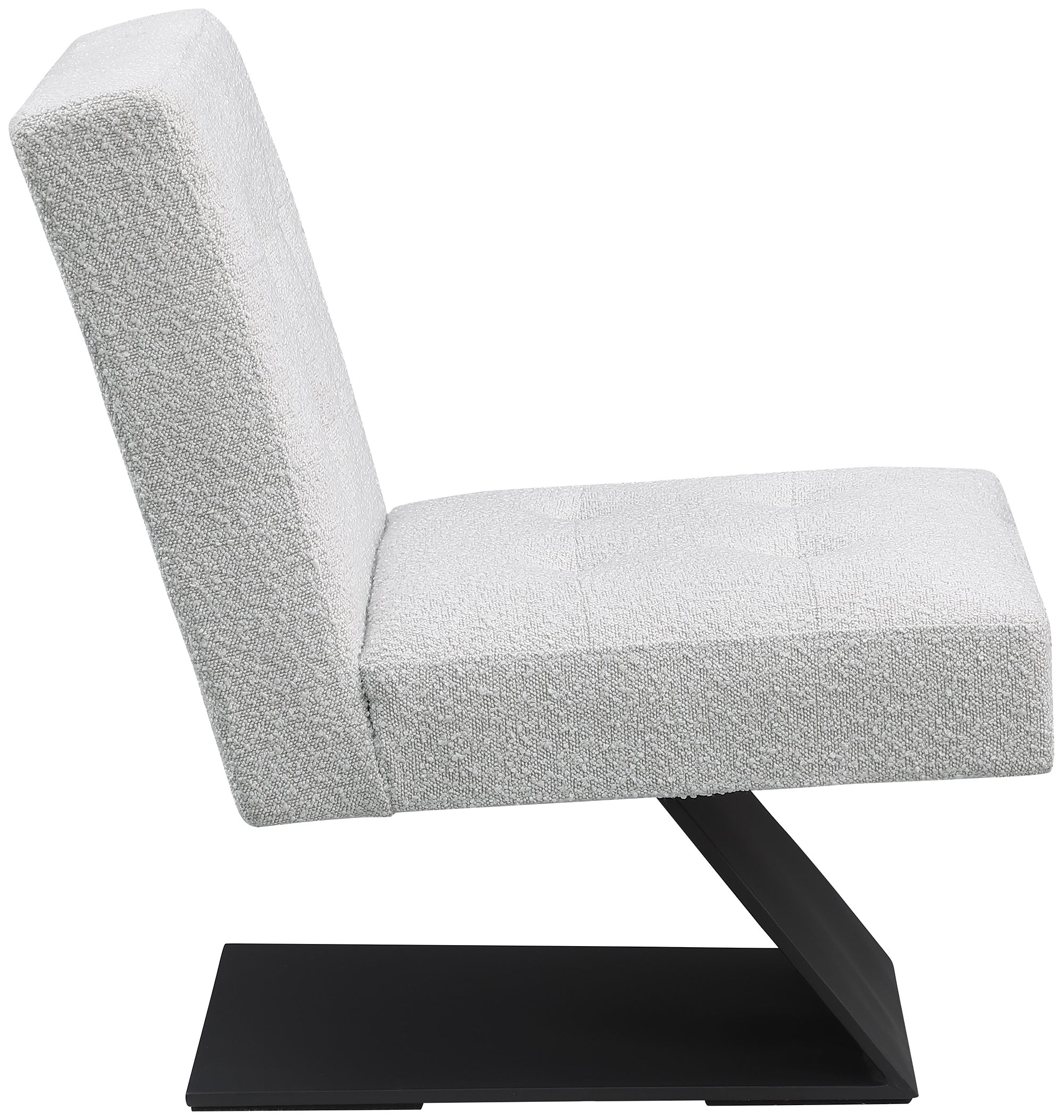 Fauteuil d'appoint rembourré en chenille Vivi