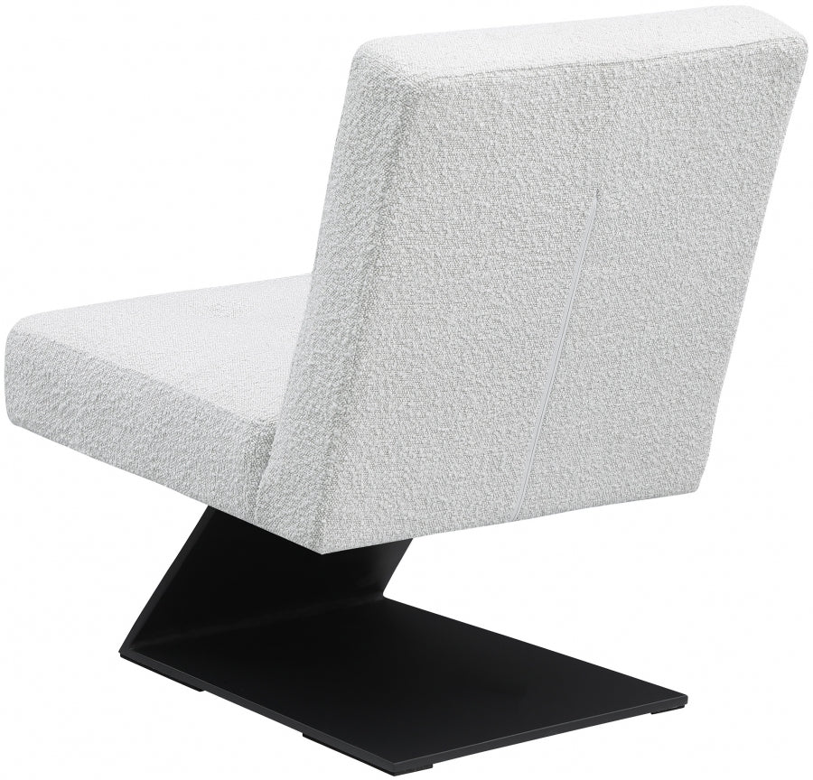 Fauteuil d'appoint rembourré en chenille Vivi