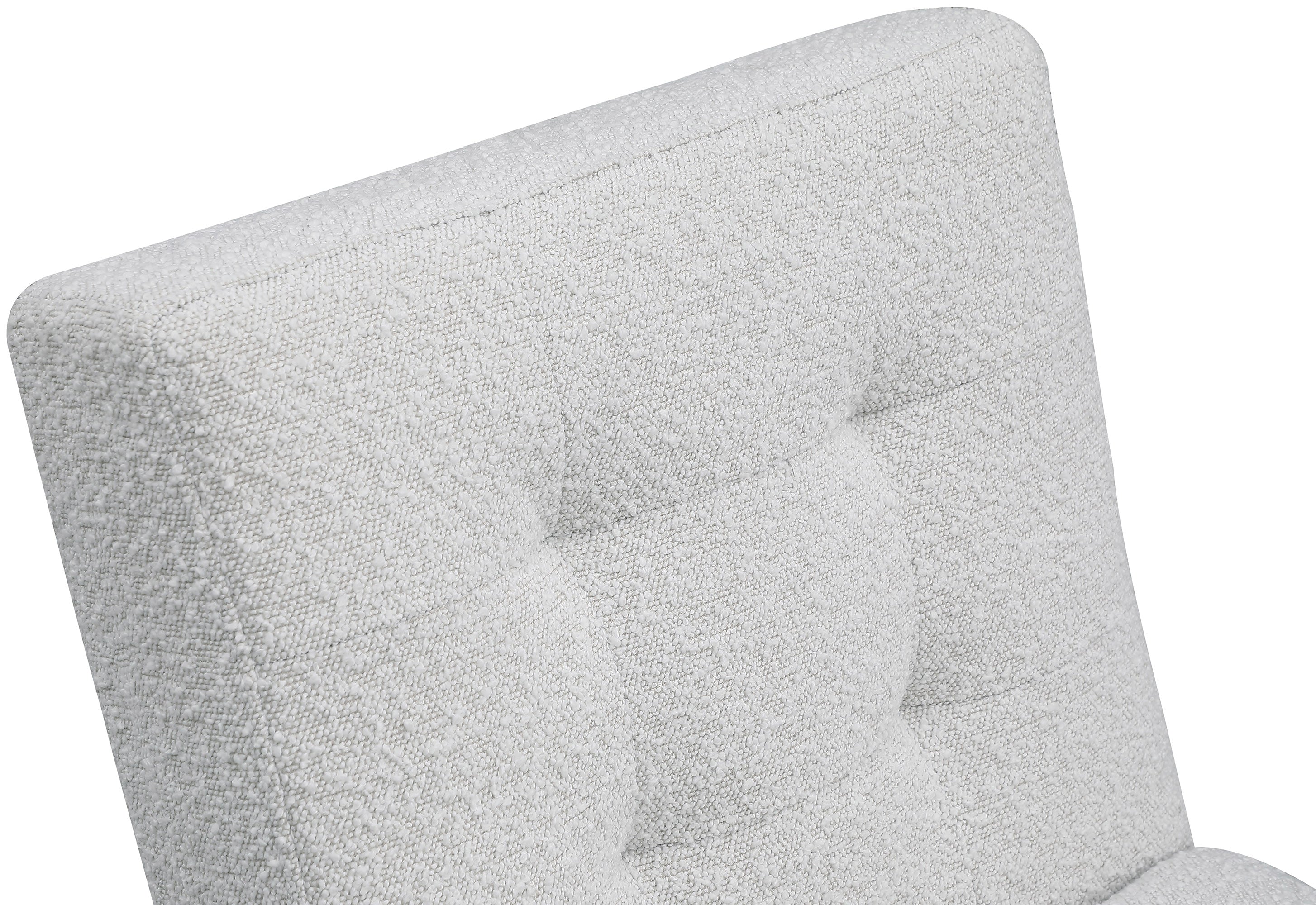 Fauteuil d'appoint rembourré en chenille Vivi
