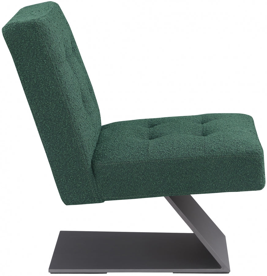 Fauteuil d'appoint rembourré en chenille Vivi