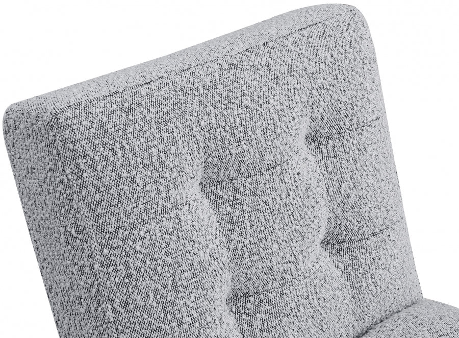Fauteuil d'appoint rembourré en chenille Vivi