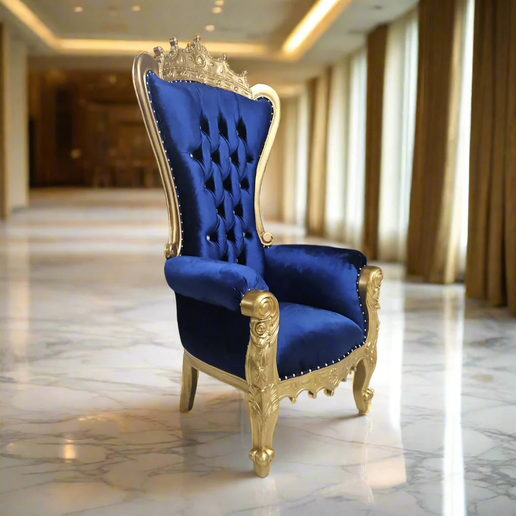Crown Top Tiffany Throne Chair