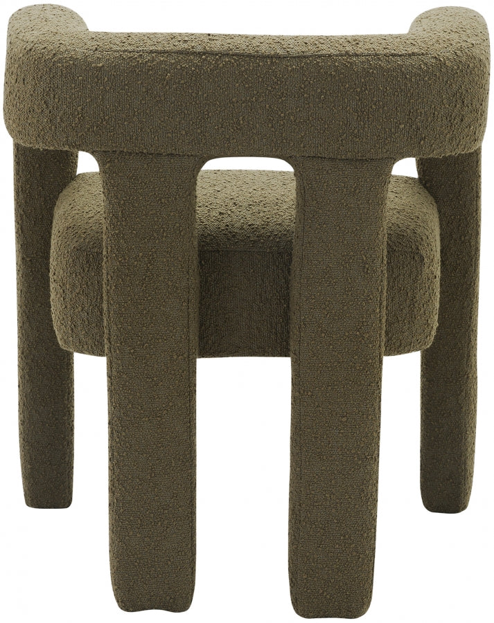 Fauteuil d'appoint rembourré en chenille Vivi