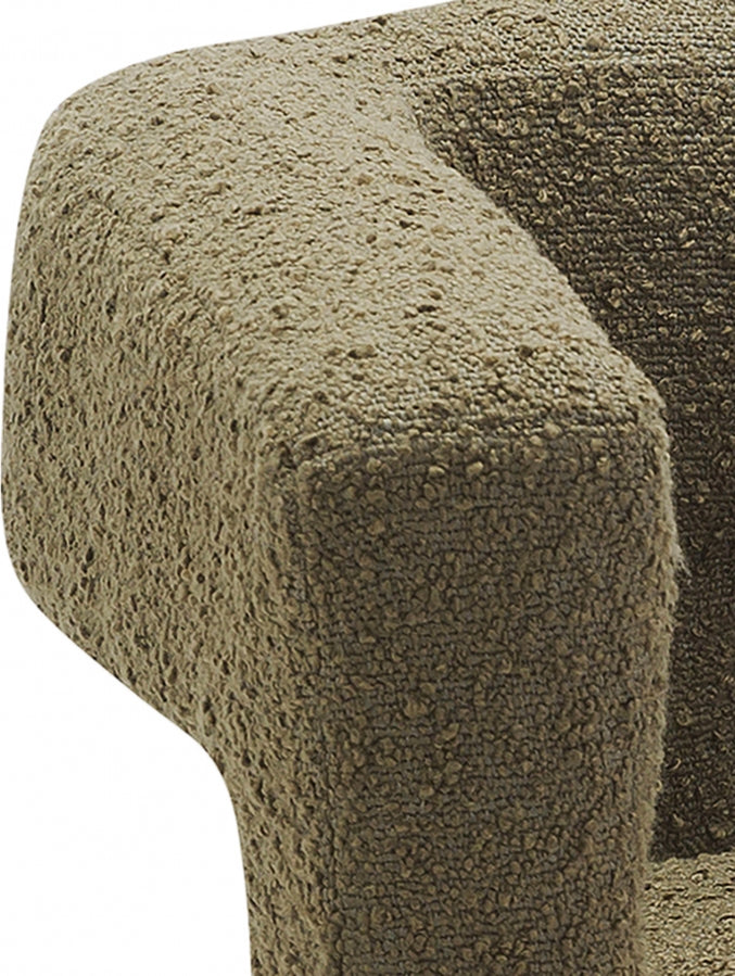 Fauteuil d'appoint rembourré en chenille Vivi