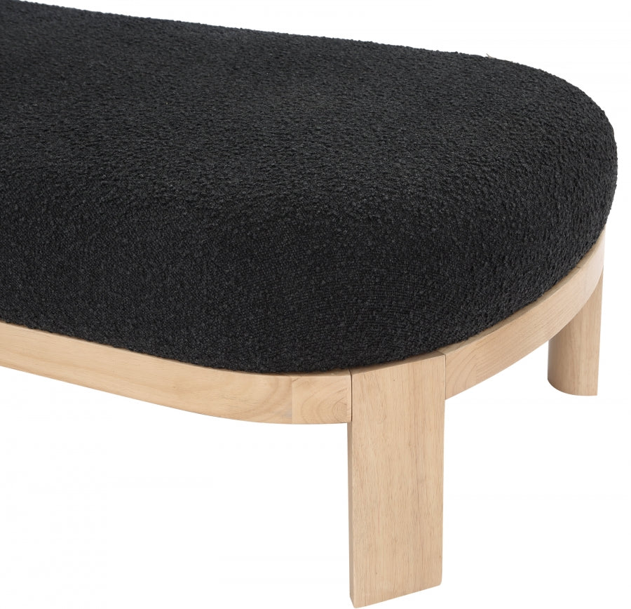 Chaise / Banc en tissu boucle Maybourne