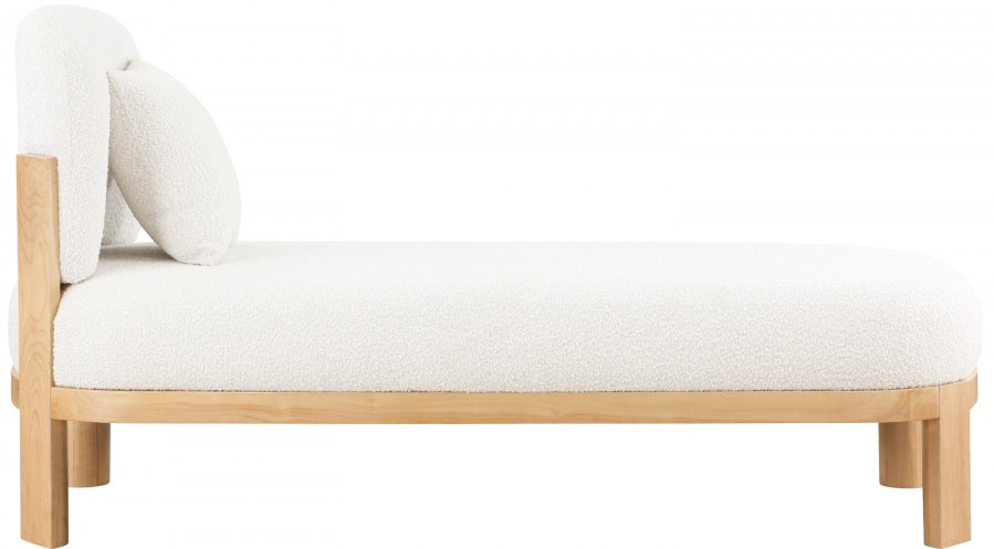 Chaise / Banc en tissu boucle Maybourne