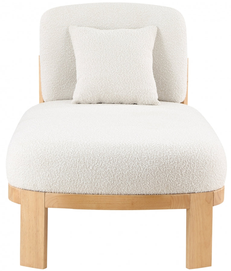 Chaise / Banc en tissu boucle Maybourne