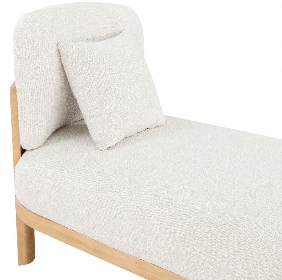 Chaise / Banc en tissu boucle Maybourne