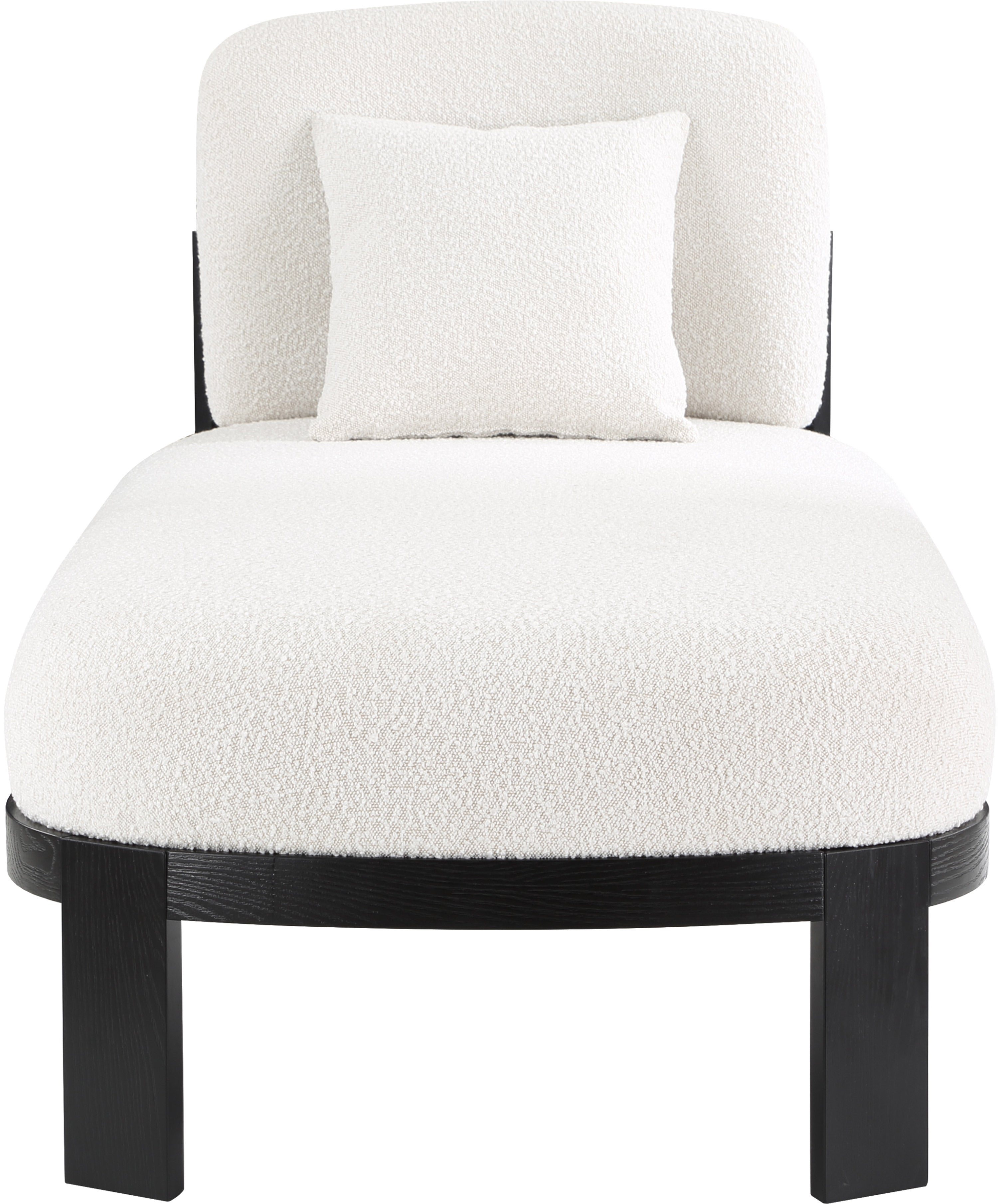 Chaise / Banc en tissu boucle Maybourne
