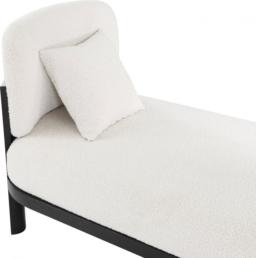 Chaise / Banc en tissu boucle Maybourne