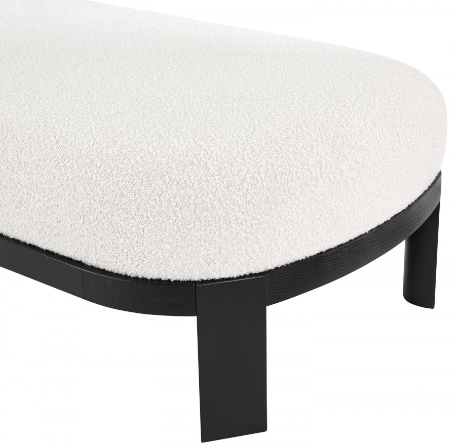 Chaise / Banc en tissu boucle Maybourne