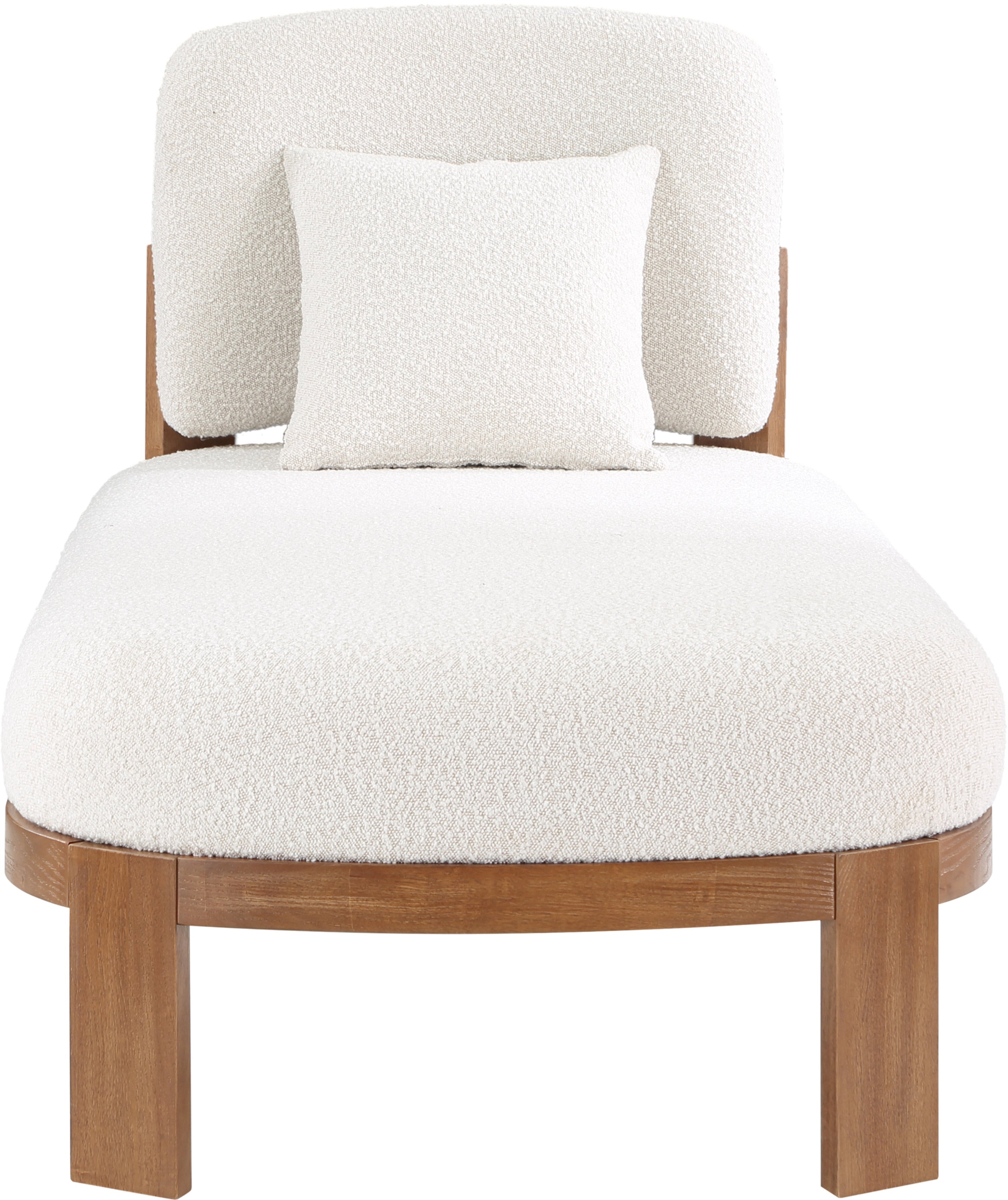 Chaise / Banc en tissu boucle Maybourne