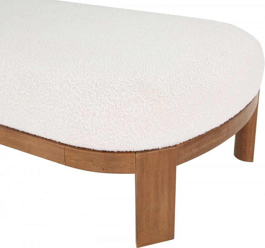Chaise / Banc en tissu boucle Maybourne