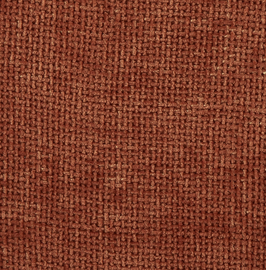 Canapé deux places en tissu chenille Quinn avec accoudoirs