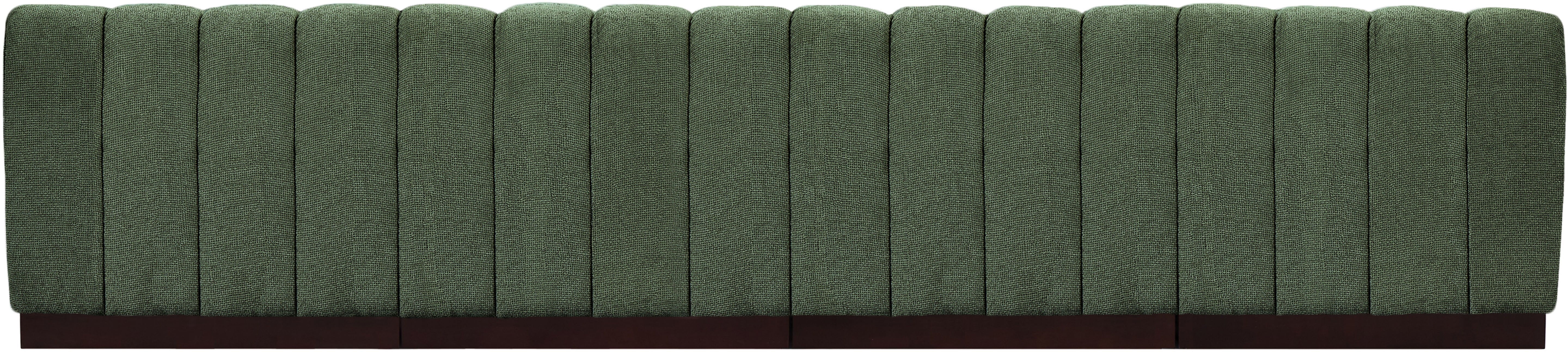 Canapé sans accoudoirs en tissu chenille Quinn