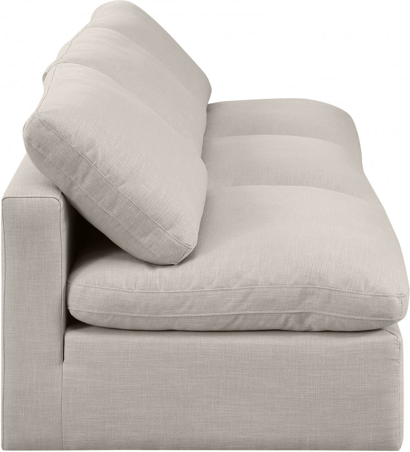 Canapé en tissu texturé en lin Indulge