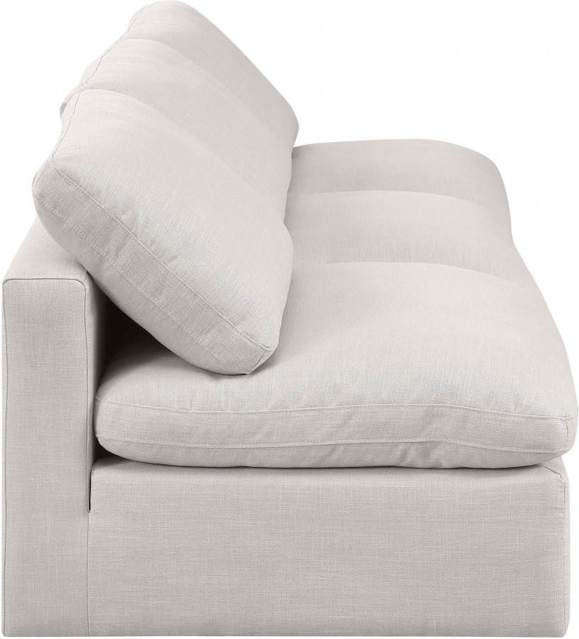 Canapé en tissu texturé en lin Indulge