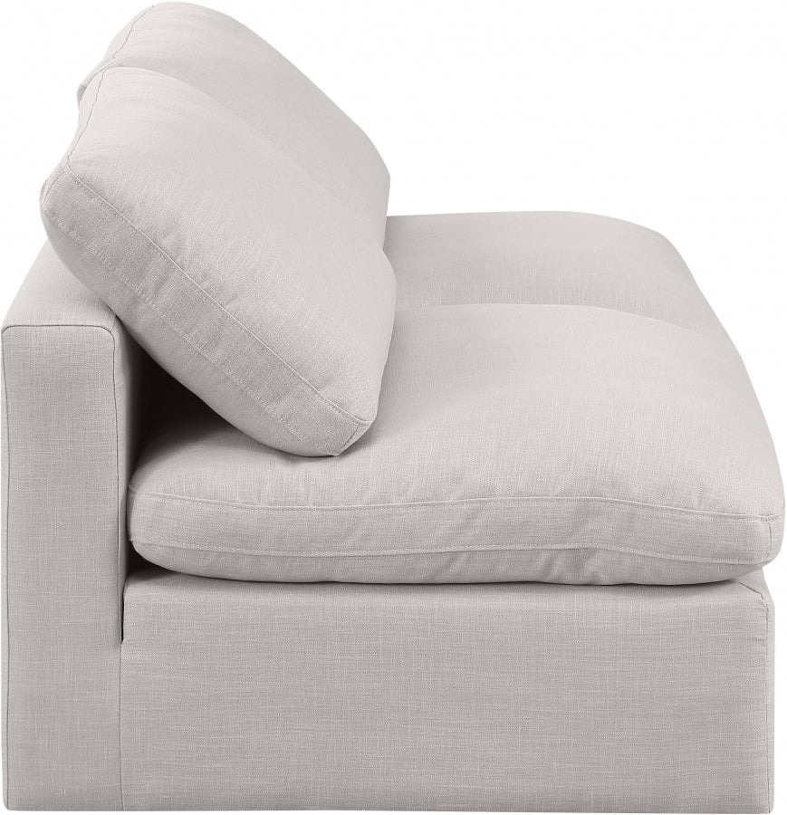 Canapé en tissu texturé en lin Indulge