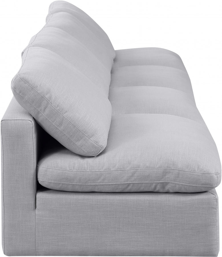 Canapé en tissu texturé en lin Indulge