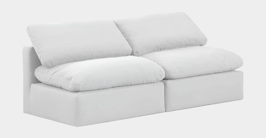 Canapé en tissu texturé en lin Indulge