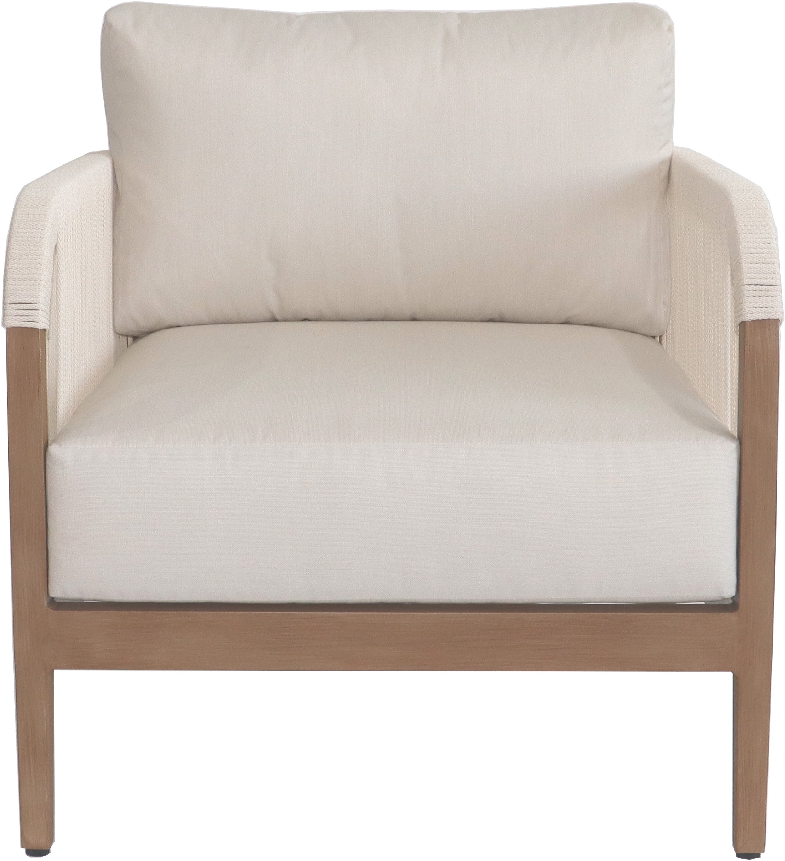 Chaise de patio d'extérieur en tissu résistant à l'eau Maui