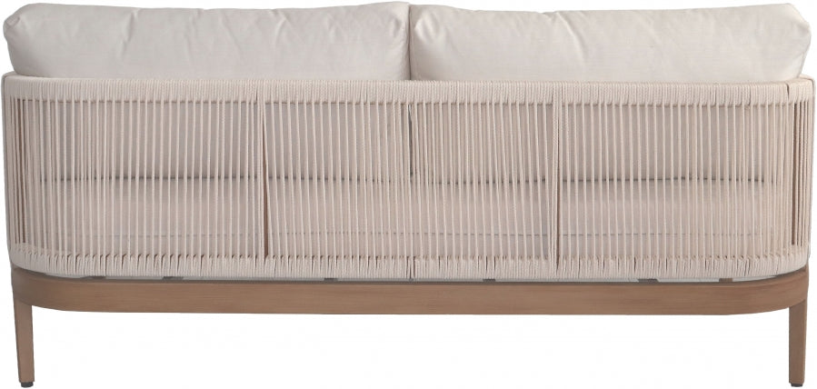 Chaise longue en tissu Orian Teddy