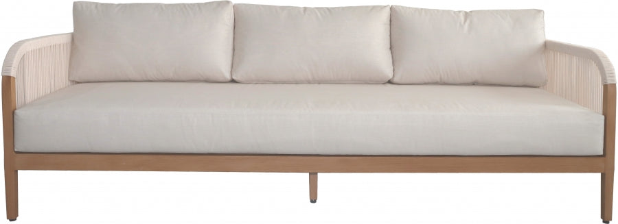 Chaise longue en tissu Orian Teddy
