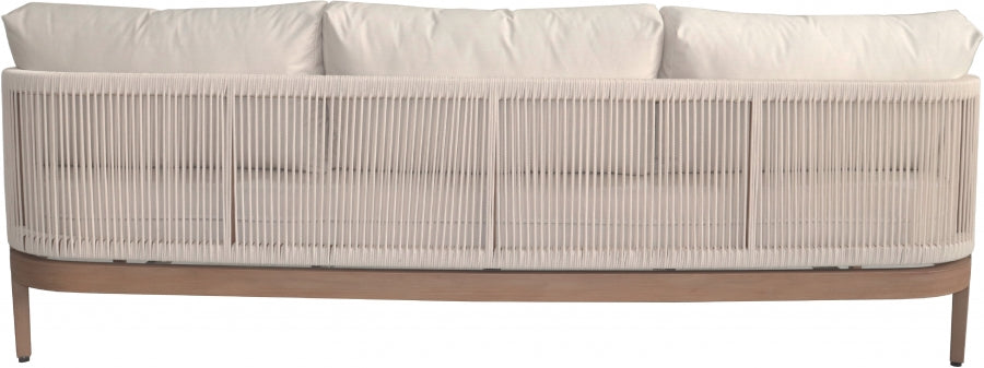 Chaise longue en tissu Orian Teddy