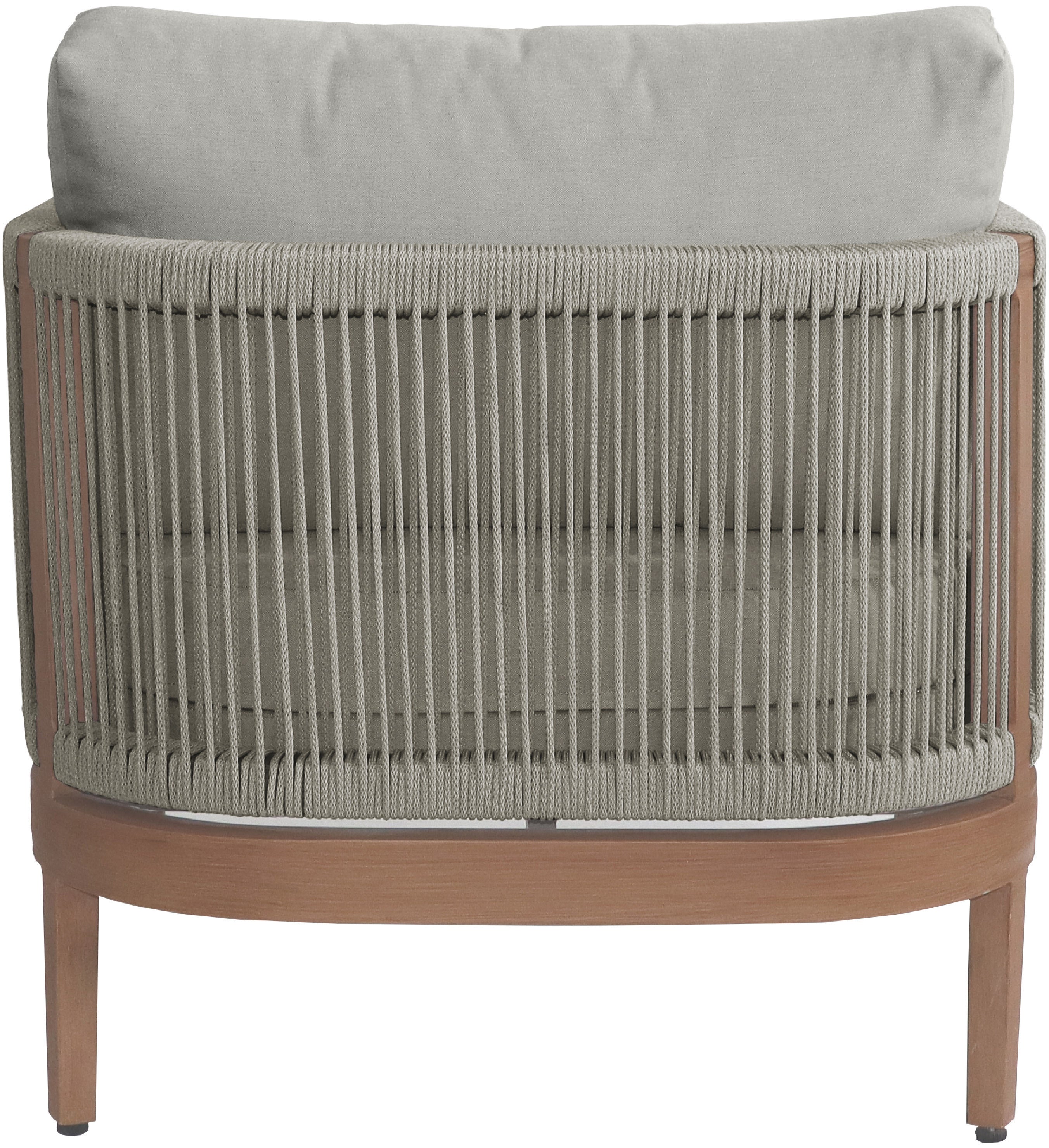 Chaise de patio d'extérieur en tissu résistant à l'eau Maui