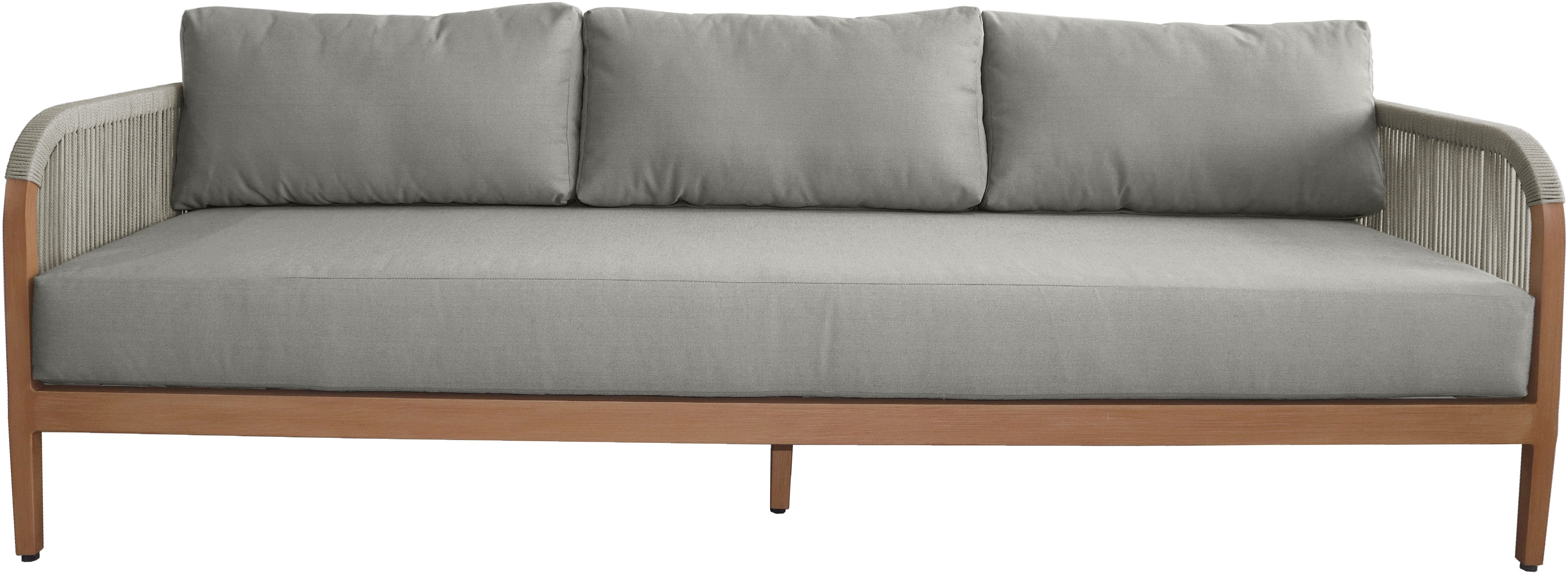 Chaise longue en tissu Orian Teddy