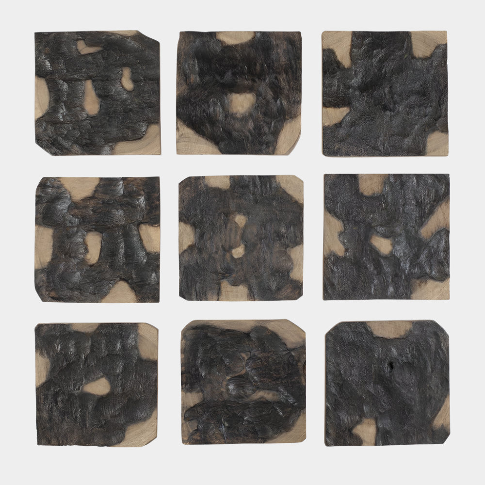 Ignite Wood Wall Decor, S/9