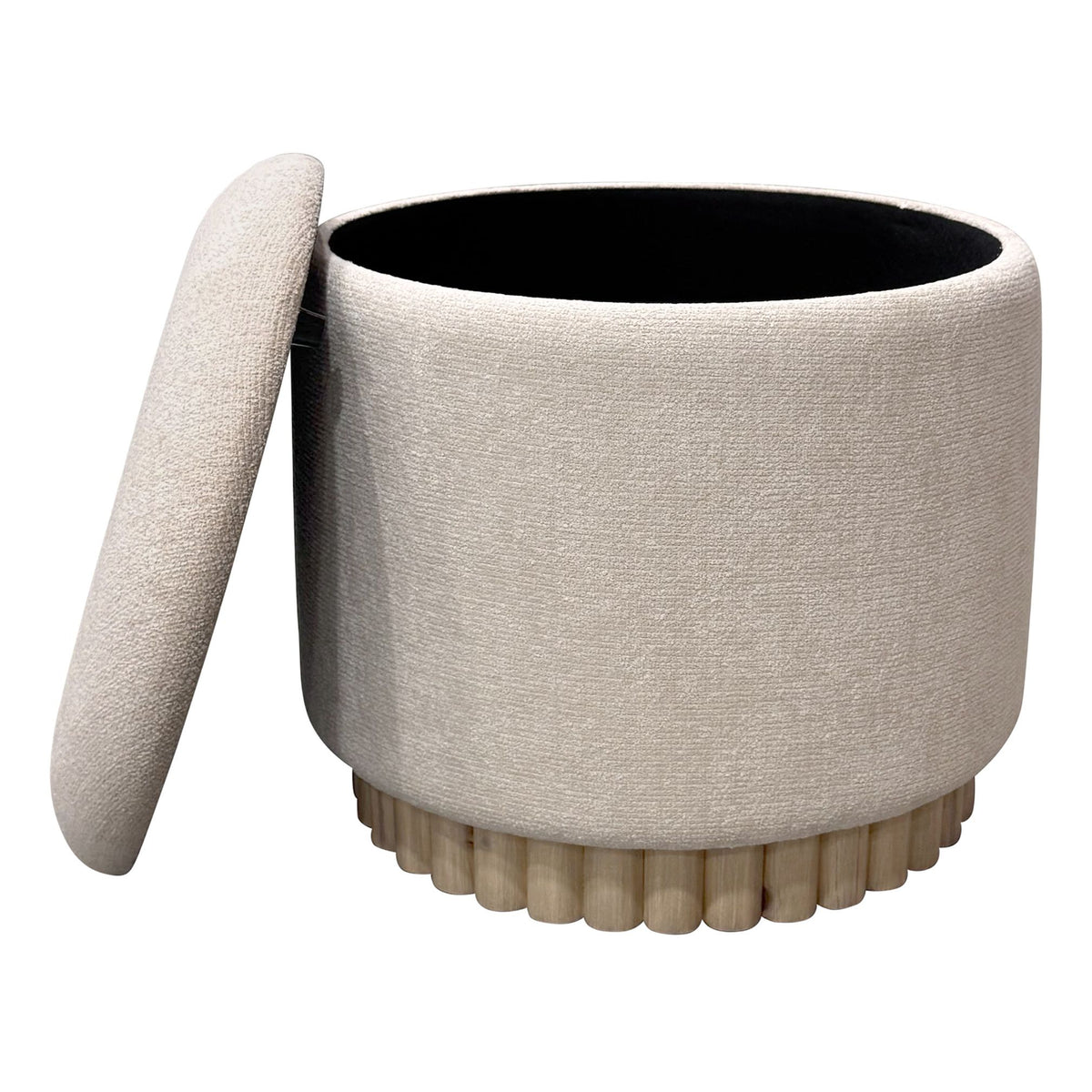 Sadie Round Storage Ottoman